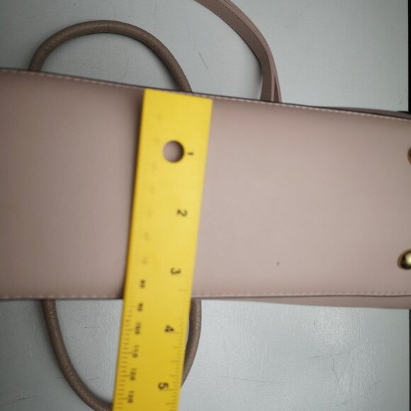 Call it Spring Dusty Rose Fully Lined Zipper Closure Vegan Leather Handbag - Picture 14 of 14